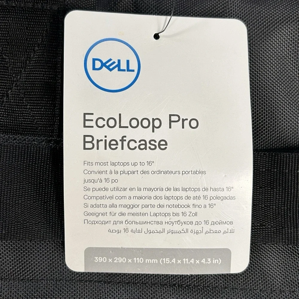 Dell EcoLoop‎ Pro Laptop Briefcase 15.4x11.4x4.3 Inch CC5623 New